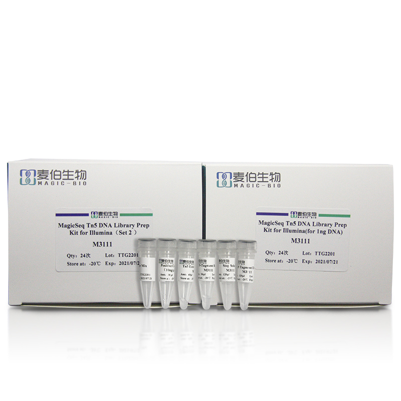 M311 MagicSeq Tn5 DNA Library Prep Kit for Illumina(for 1ng DNA)